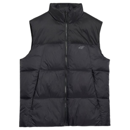 Chaleco de hombre 4F Vest Jacket M229 negro DEEP BLACK