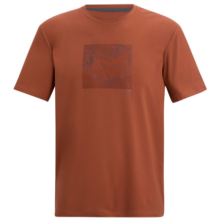 Camiseta de hombre Regatta Fingal Stretch marrón Brick