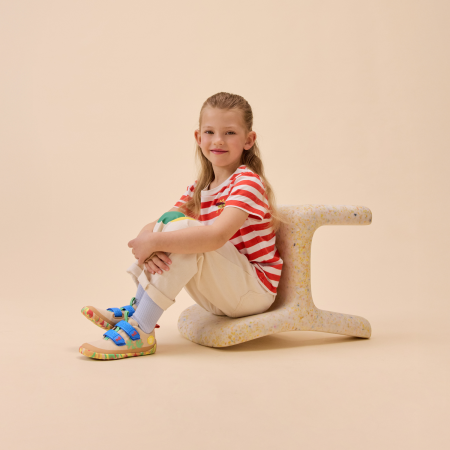 Calzado para niños Affenzahn Sneaker Cotton Happy