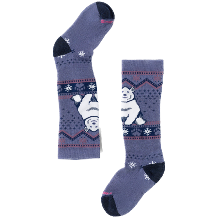 Calcetines Smartwool Kids' Wintersport Full Cushion Polar Bear azul