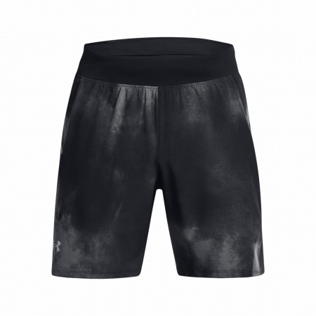 Pantalones cortos de hombre Under Armour LAUNCH ELITE 7'' PRT SHORT negro/gris Black/Black/Reflective