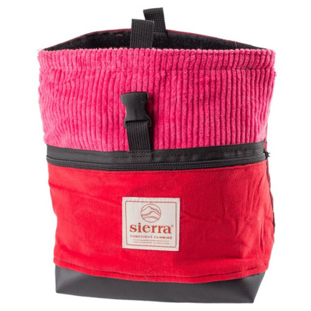 Saco de magnesio SIERRA Climbing Balance rosa/burdeos