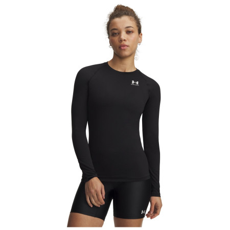 Camiseta de mujer Under Armour UA HG Authentics Comp LS negro