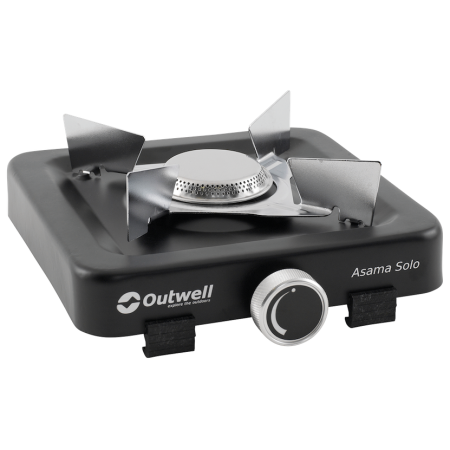 Hornillo de gas Outwell Asama Solo negro Black