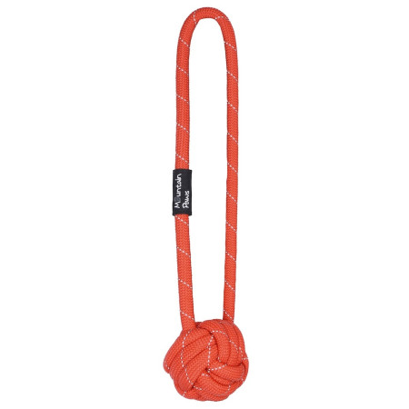 Juguete para perro Mountain Paws Ball Chew Rope Dog Toy naranja Orange