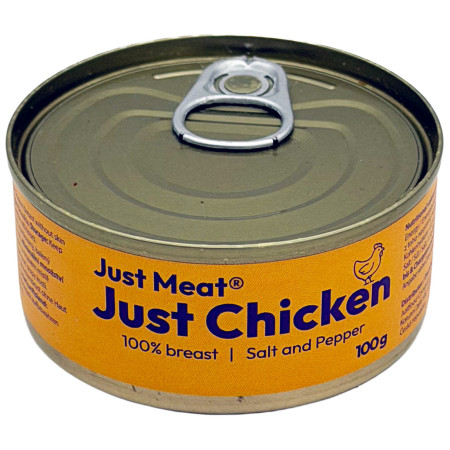 Conserva Just Meat Kuřecí prsa 100 g naranja