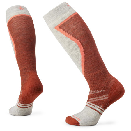 Calcetines de esquí Smartwool W Ski Full Cushion Otc rojo/blanco Picante
