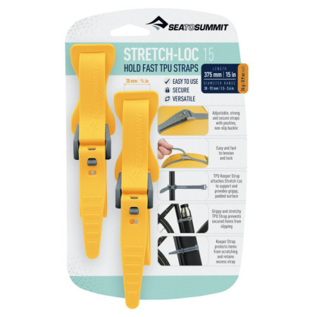 Correa universal Sea to Summit Stretch-Loc 15 - 20mm x 375mm