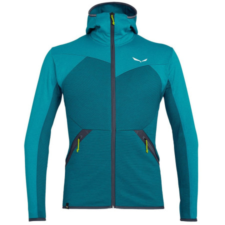 Sudadera de hombre Salewa Puez Melange PL M FZ HDY azul oscuro Malta/