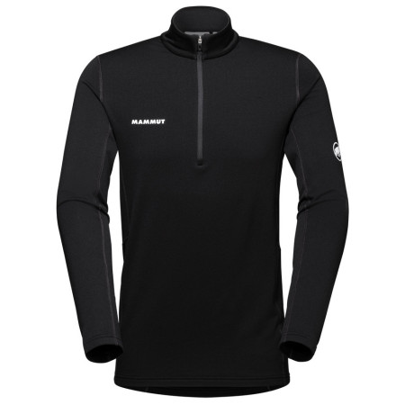 Camiseta funcional de hombre Mammut Aenergy ML Half Zip Pull Men negro black 0001