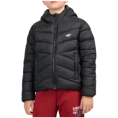 Chaqueta de invierno para niño 4F Down Jacket M0913 Deep Black negro Deep Black