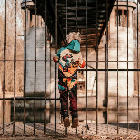 Chaqueta softshell para niños WAMU Mountain Bike