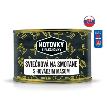 Plato preparado Hotovky z plechovky Salsa cremosa con solomillo de ternera 400 g