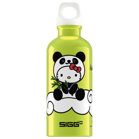 Botella para niños Sigg Hello Kitty Panda 0,4l verde