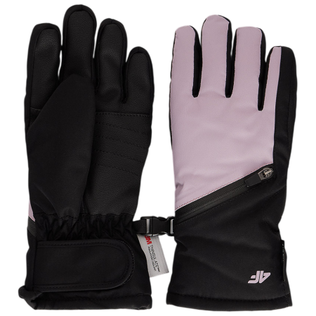 Guantes para niños 4F Gloves Fnk U231 Light Violet negro/violeta Light Violet
