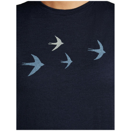 Camiseta de mujer Icebreaker Women Merino 150 Tech Lite SS Tee Bird Transit