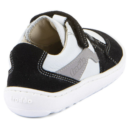 Zapatillas para niños Frodo Barefoot river White/Black