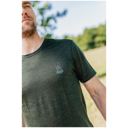 Camiseta de hombre Zulu Merino Fire 160 Short Comfy