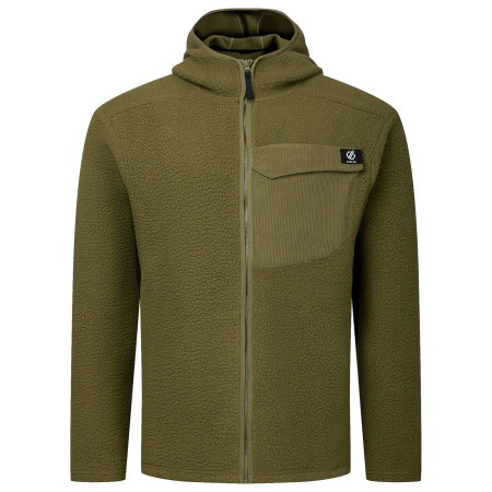 Sudadera de hombre Dare 2b Firn Hooded Borg Fleece verde MartiniOlive