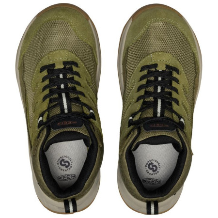 Calzado para niños Keen Hightrail Mid Wp Youth Dark Olive