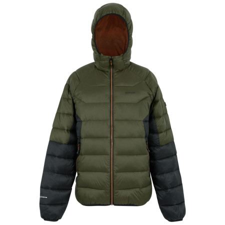 Chaqueta de hombre Regatta Hooded Dalent verde OliveNgt/Blk