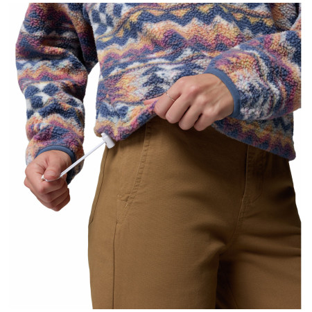 Sudadera de mujer Columbia Helvetia™ II Printed Cropped Half Snap