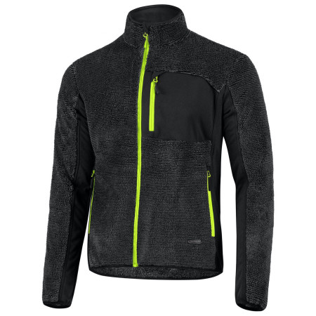 Sudadera de hombre Etape Warmer gris oscuro antracit/žlutá fluo