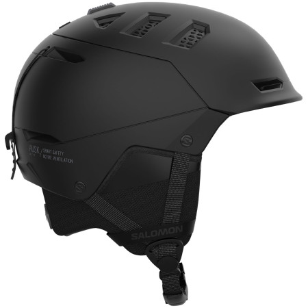 Casco de esquí Salomon Husk Pro Black