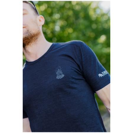 Camiseta de hombre Zulu Merino Fire 160 Short Comfy