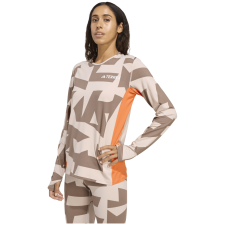 Camiseta funcional de mujer Adidas Multi Syn Ls Wa