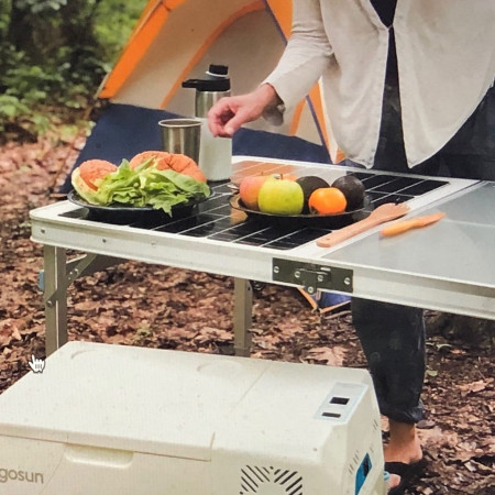 Mesa GoSun con panel solar 60W