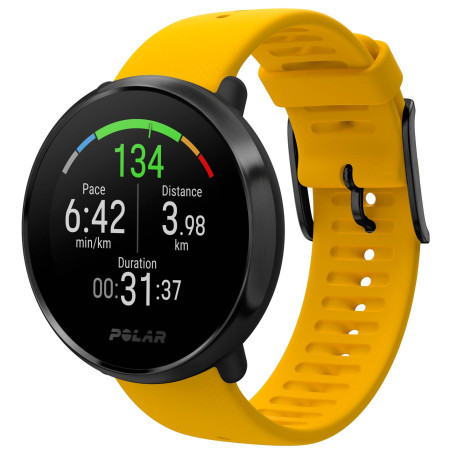 Reloj de pulsera Polar Ignite amarillo