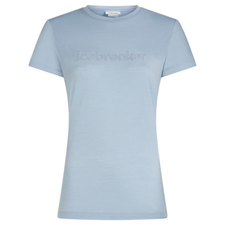Camiseta funcional de mujer Icebreaker Women M 150 Tech Lite SS Tee IBStitchlin azul claro Zinc Blue