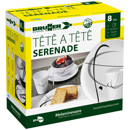 Vajilla Brunner Set tête-à-tête Serenade 8 pcs