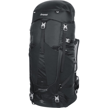 Mochila Bergans Glittertind 70L Medium negro Black/SolidGrey