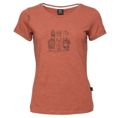 Camiseta de mujer Chillaz Gandia Alpaca Gang Winter marrón brick
