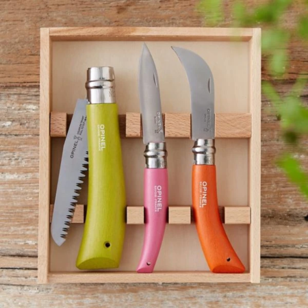 Juego de navajas Opinel Set de regalo para jardín