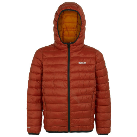 Chaqueta de invierno para niños Regatta Junior Hooded Marizion Rooibos Tea naranja Rooibos Tea(Black)