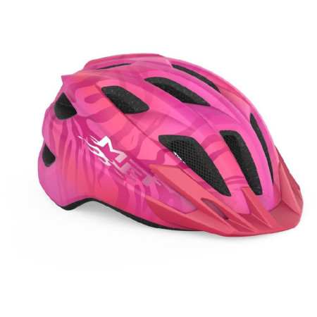 Casco de ciclismo MET Crackerjack youth rosa