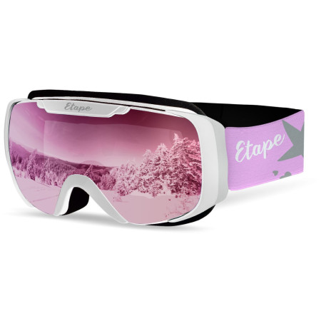 Gafas de esquí para niños Etape Monkey blanco bílá mat