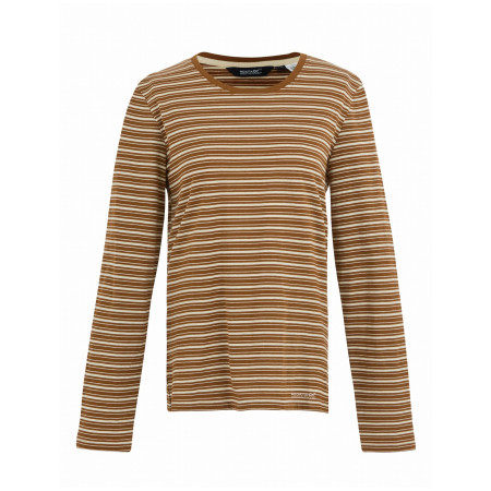 Camiseta de mujer Regatta Federica blanco/naranja GlzdGing/LtV