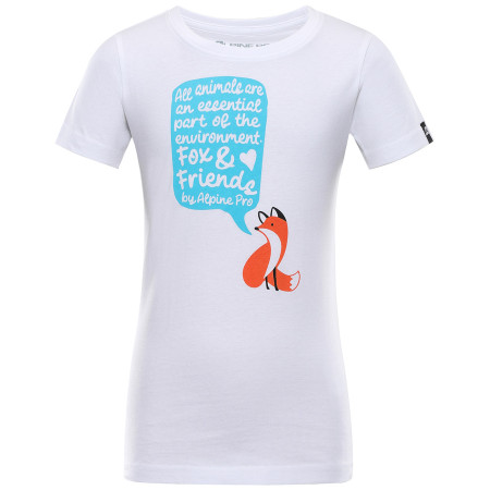 Camiseta para niños Alpine Pro Worldo blanco white