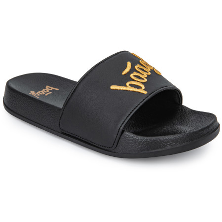 Zapatillas para niños Baagl Logo Gold negro/dorado černá