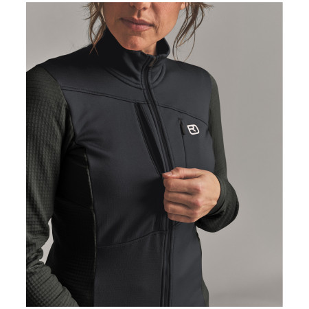Sudadera funcional de mujer Ortovox Fleece Grid Jacket W