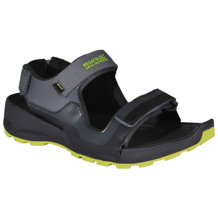 Sandalias de hombre Regatta Samaris Sandal negro/verde Black/Lime
