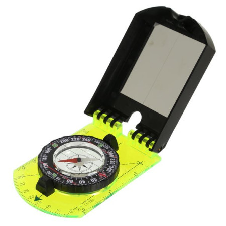 Brújula Regatta Folding Compass negro/amarillo Yellow