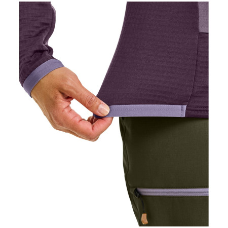 Sudadera de mujer Ortovox Fleece Grid Hoody W