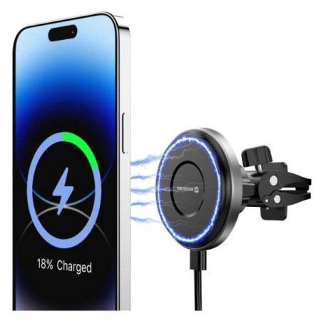 Soporte para coche Swissten 15W MagSafe AIRHOLD wireless charger
