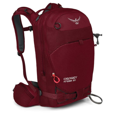 Mochila de mujer Osprey Kresta 20L rojo RosewoodRed