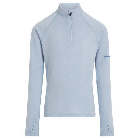 Camiseta funcional para niños Icebreaker K 260 Tech LS Half Zip azul claro Zinc Blue